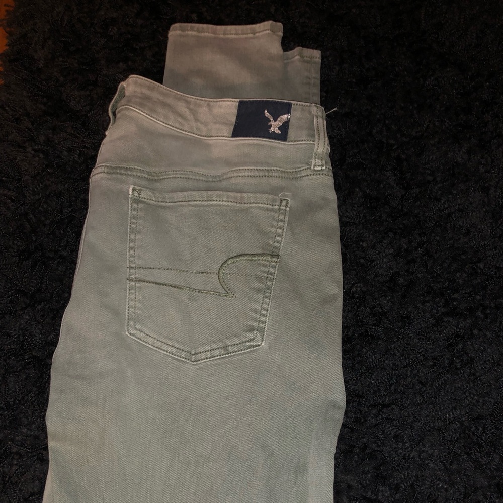 Light green jeans